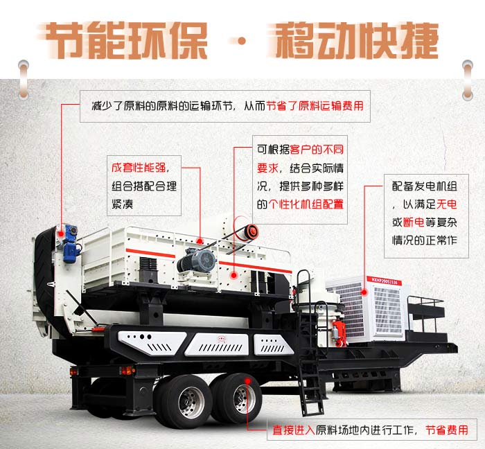 移動(dòng)碎石機(jī)優(yōu)勢特點(diǎn)展示